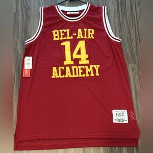Bel Air Academy Jersey Basketball The Fresh Prince Will Smith #14 Size 2XL